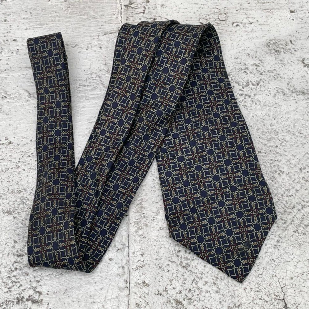 Vintage Tie Bert Pulitzer Men Tie All Silk Necktie Classic Tie Made in USA